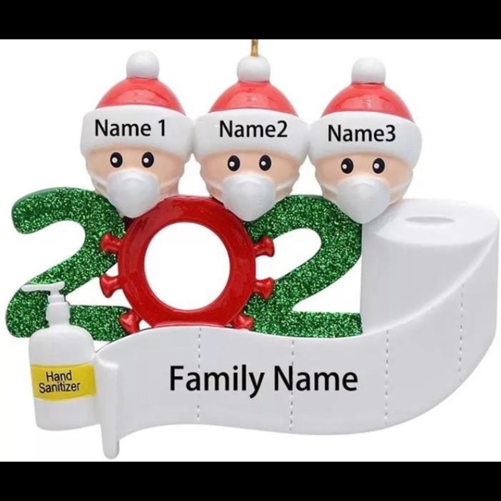 Quarantine Christmas Ornaments